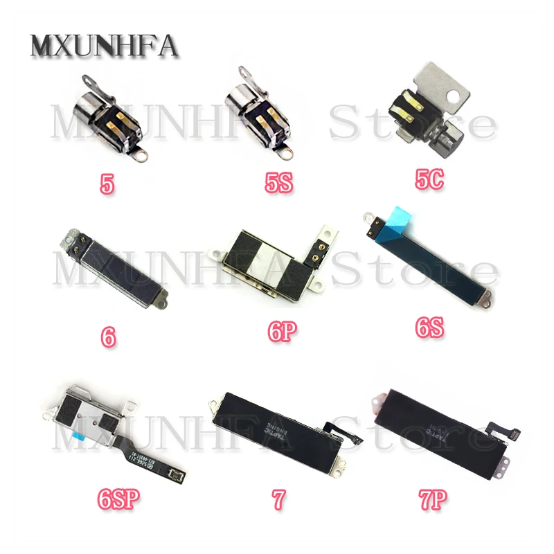 Вибрационный гибкий кабель для iPhone 5 5S 5C SE 6 6S 7 8 Plus X XR XS Max модуль вибрации запасные