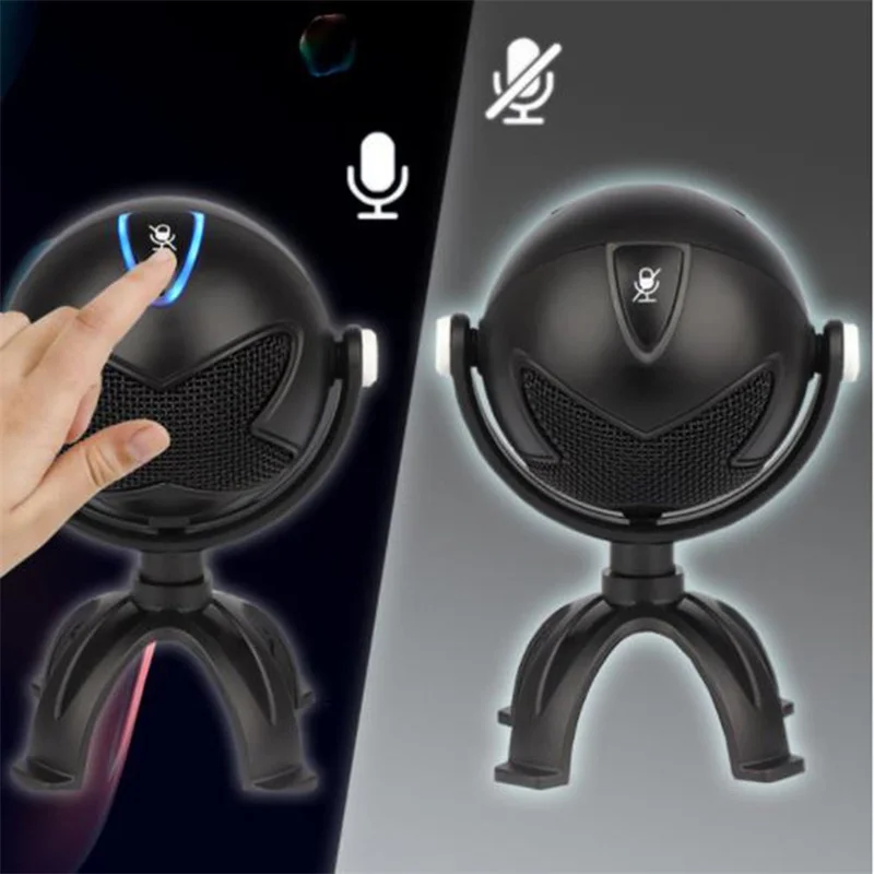 Конденсаторный микрофон Alien Snowball USB-микрофон для записи видео и видеоконференций