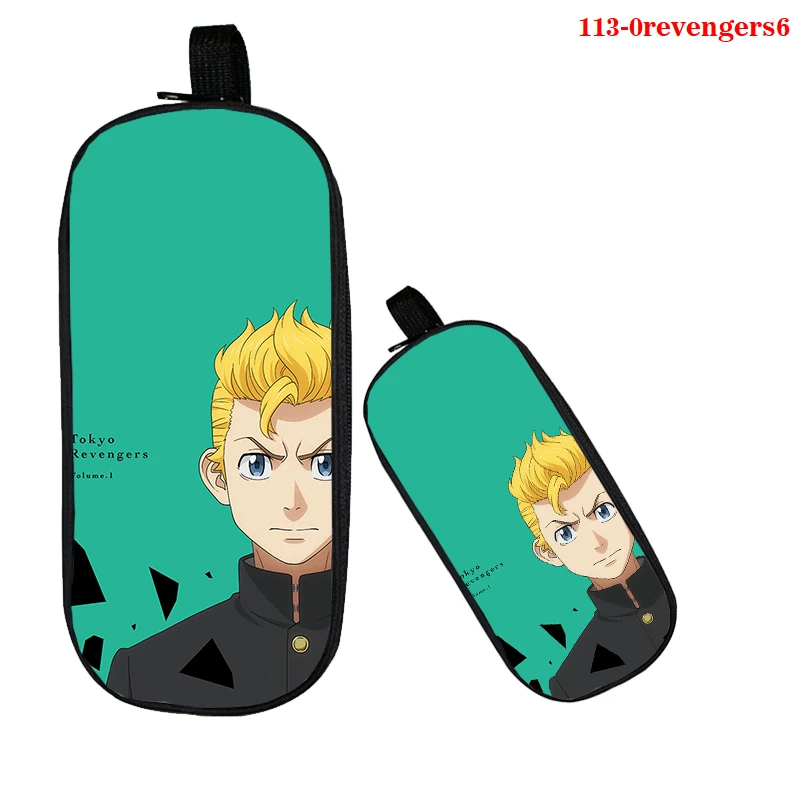 

3D Print Tokyo Revengers Cosmetic Bag Women Makeup Pencil Case Zipper Pencil Box Kpop School Supplies Anime Cosmetic Bag Femme