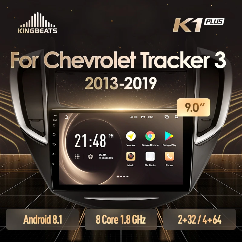 KingBeats штатное головное устройство For Chevrolet Tracker 3 2013 GPS Android 8.1 автомагнитола на