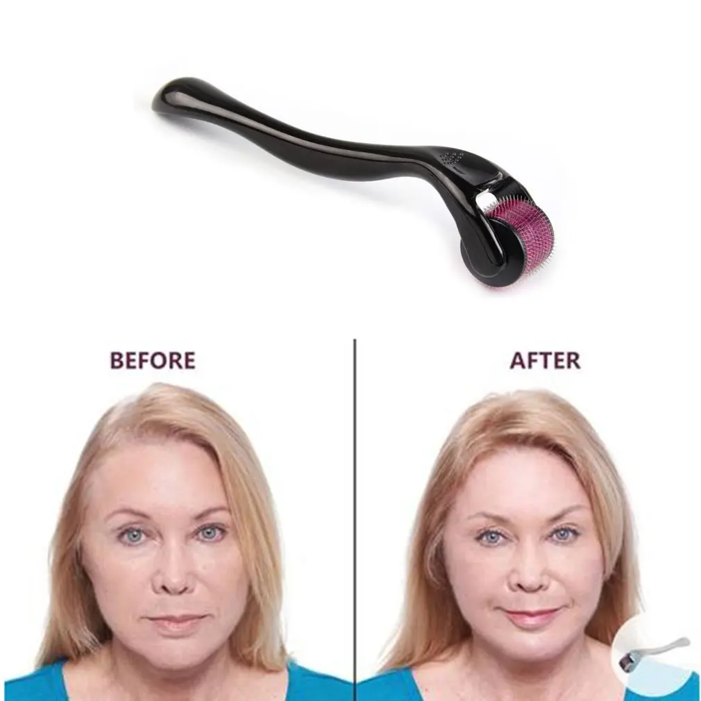 

Titanium Beard Growth Micro Needle Roller Titanium Hair Regrowth Anti Hair Loss Treatment Thinning Receding Hair Skin Roller