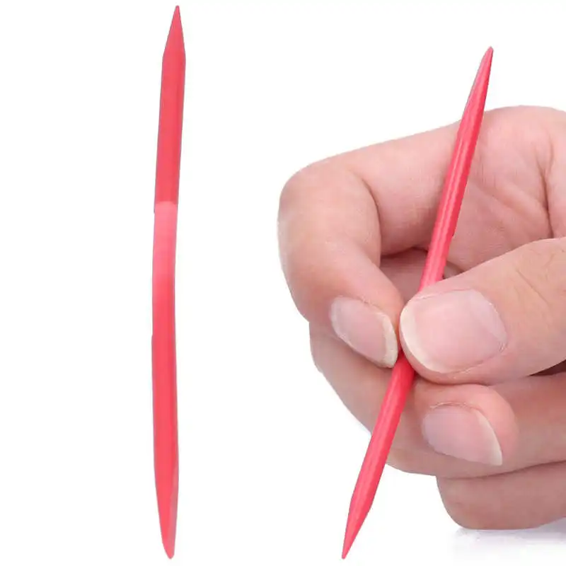 1 шт. 6436 двухголовый пластиковый инструмент для ремонта часов с заостренной