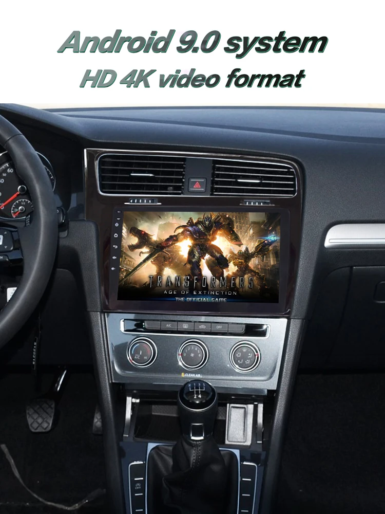 4G Lte Android 9,0 Автомобильная Мультимедийная навигационная система gps плеер для Volkswagen VW Golf 7 2013-18 лет ips экран Радио стерео