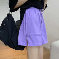 goohojio 2020 new simple oversized casual shorts for women loose summer shorts female casual beach chic solid color short hot