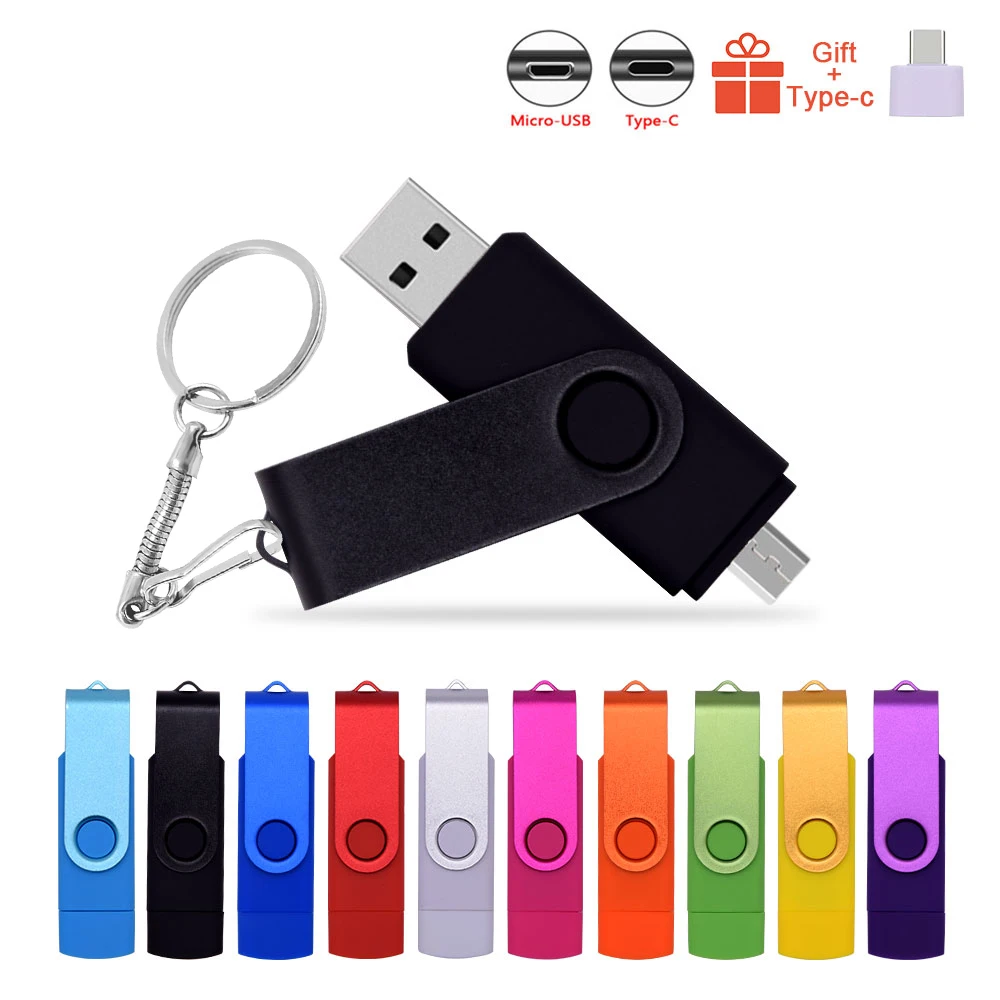 

Usb-флеш-накопитель 3 в 1, Usb 2,0 OTG для компьютера, 4 ГБ, 8 ГБ, 16 ГБ, 32 ГБ, 64 ГБ, скорость вращения