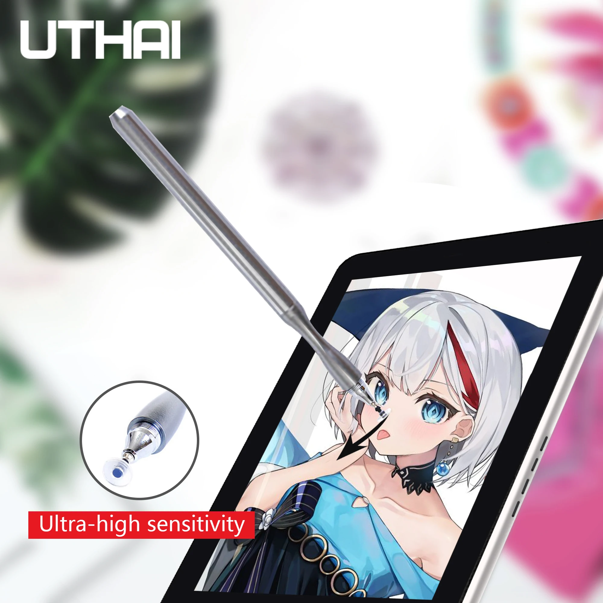 UTHAI DA02 емкостный стилус для сенсорного экрана универсальный iPad Pencil Pro 11 12 9 10 5 мини