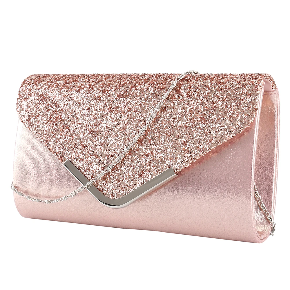 A-pink Роскошные сумки для женщин женский клатч Кошелек вечерние сумки конверт Свадебные Everning сумки bolsa feminina - Цвет: A-pink
