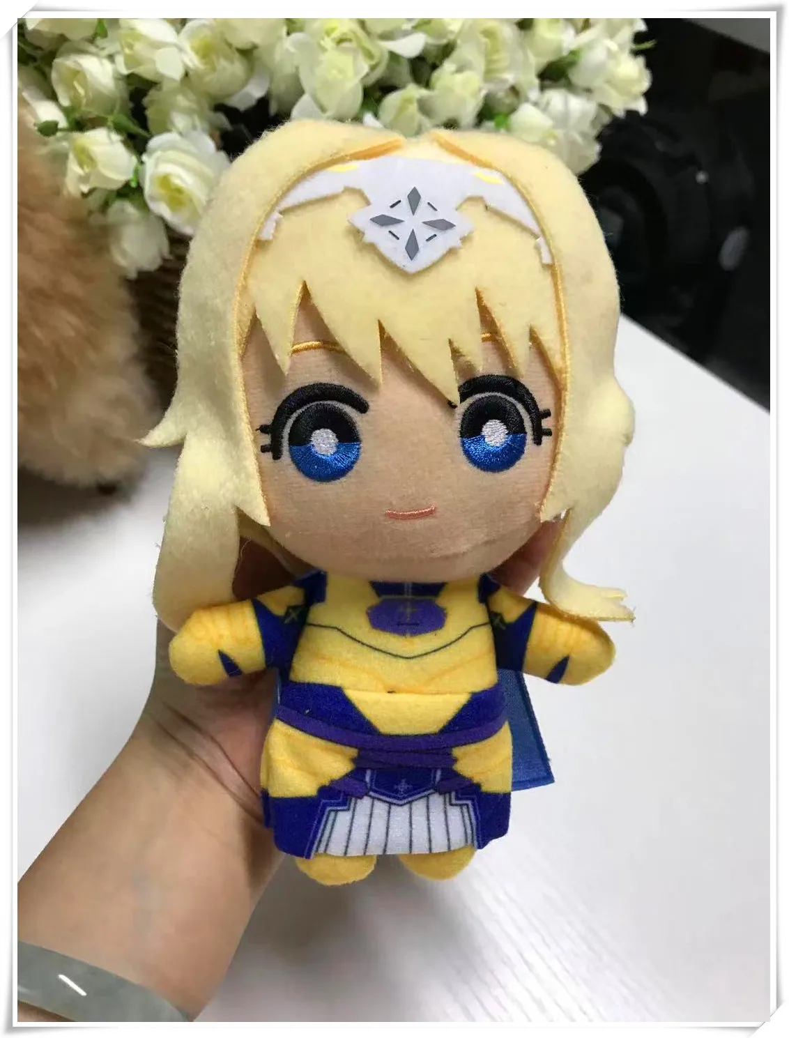 

Anime Sword Art Online Yūki Asuna 15cm Doll Stuffed Toy Soft Plush #9088 Children Christmas Gift