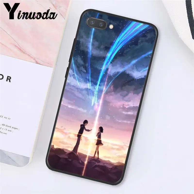 Yinuoda кимононава ваше имя чехол для телефона с японским аниме Huawei Honor 8X 9 10 20 Lite 7A 5A 7C