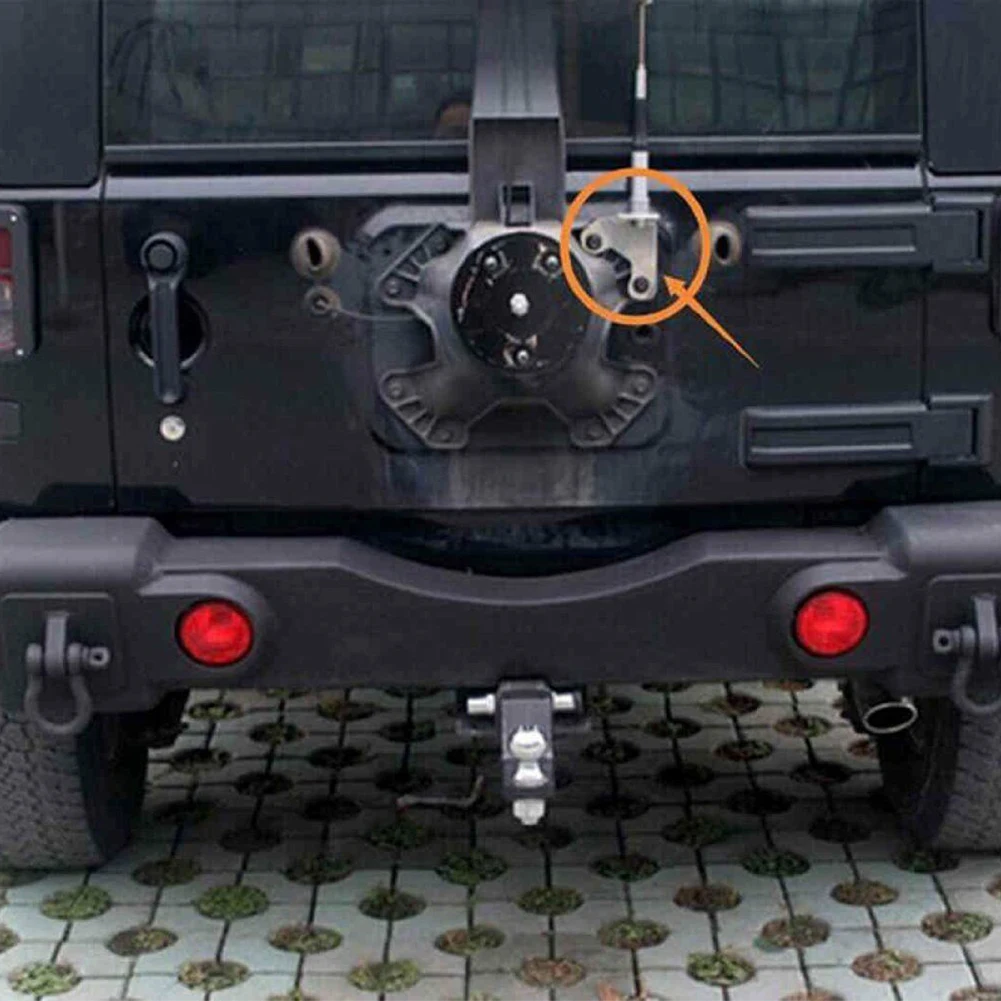 Алюминиевый сплав Черный автомобильные аксессуары крепление Задняя Крышка