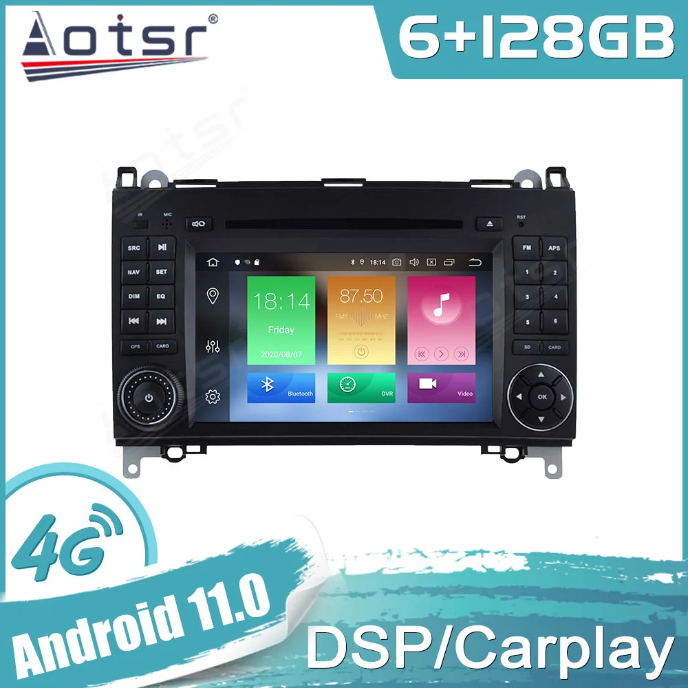 

Android 11 For Benz B200 B-class W245 Car GPS Navigation Auto Stereo Multimedia Radio Video Player Carplay DSP SIM Tape Headunit