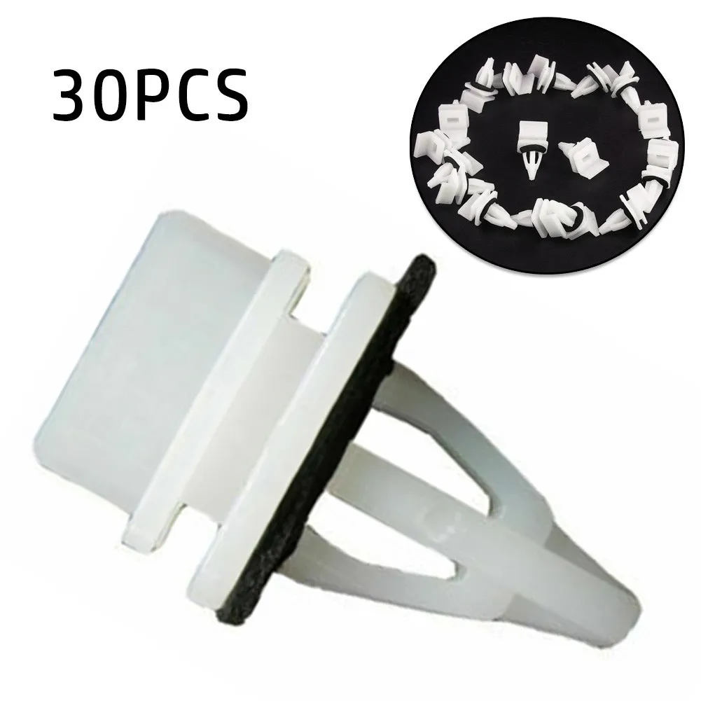 30x зажимы для крепления панели на порог боковой юбки Honda Acura Accord Civic бампера