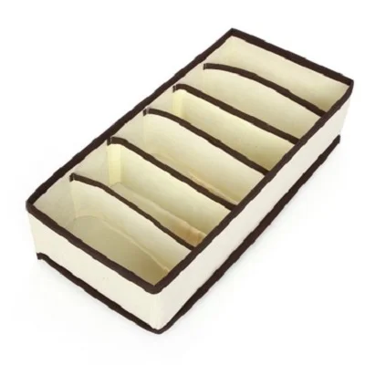 Multi-size Bra Underwear Organizer For Line Foldable Home Storage Box Non-woven Wardrobe Drawer Closet Organizer For Scarf Socks