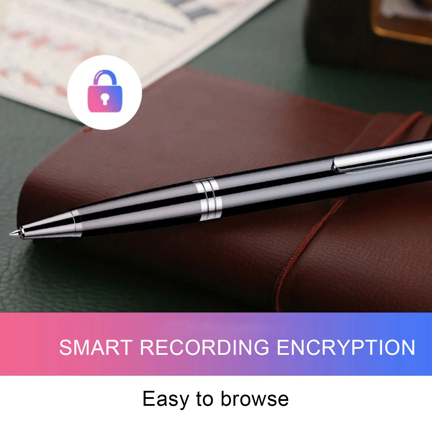 32G HD шумоподавление Портативный Цифровой диктофон ручка с микрофоном для встреч