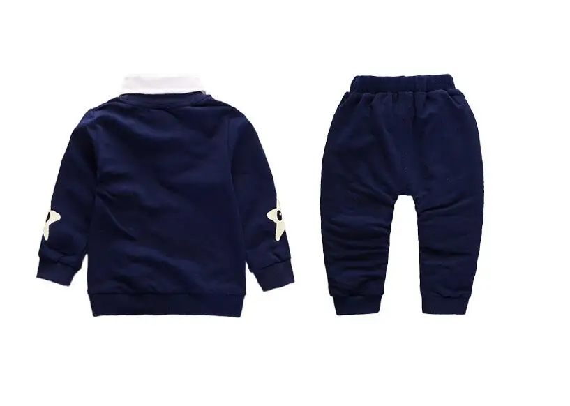 

Boys Outfits 2018 Casual Children Clothing Set Spring Autumn Leisure Long Sleeved T-shirt Tops + Pants Kids Bebes Jogging Suits