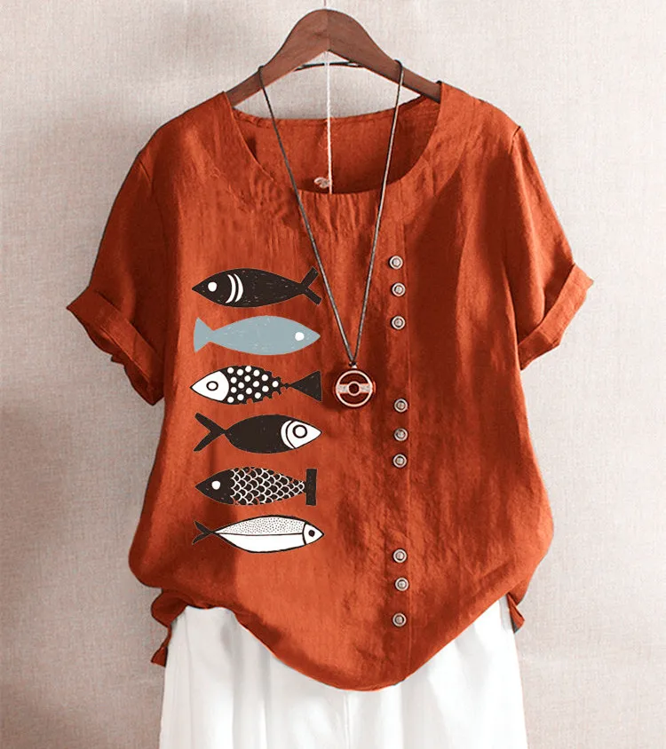 Женская футболка с коротким рукавом и круглым вырезом размеры до 5XL | одежда