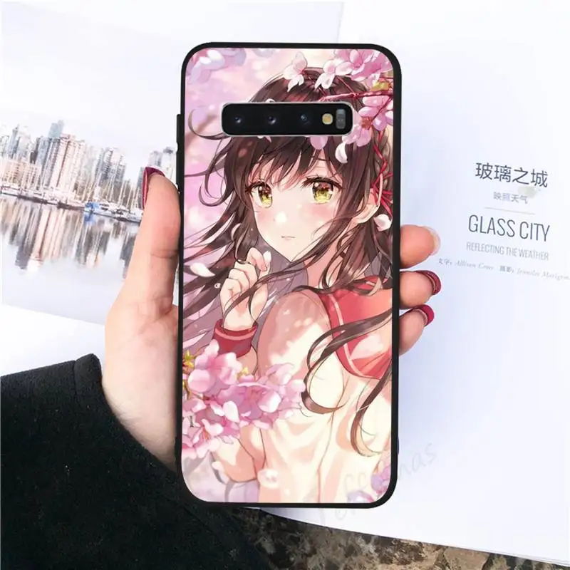 

Manga kawaii Phone Case For Samsung S6 S7 edge S8 S9 S10 e plus A10 A50 A70 note8 J7 2017