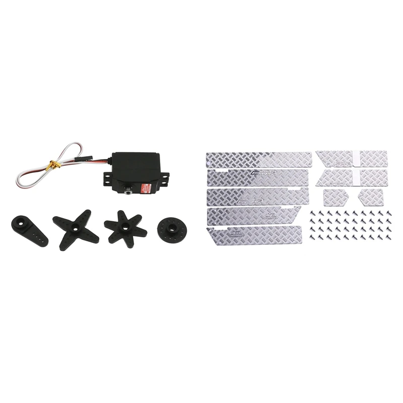 

Anti-Skid Plate Door Decorative Sheet With 25G Gear Servo For MN86K MN86KS MN86 MN86S MN Model G500 1/12 RC Car
