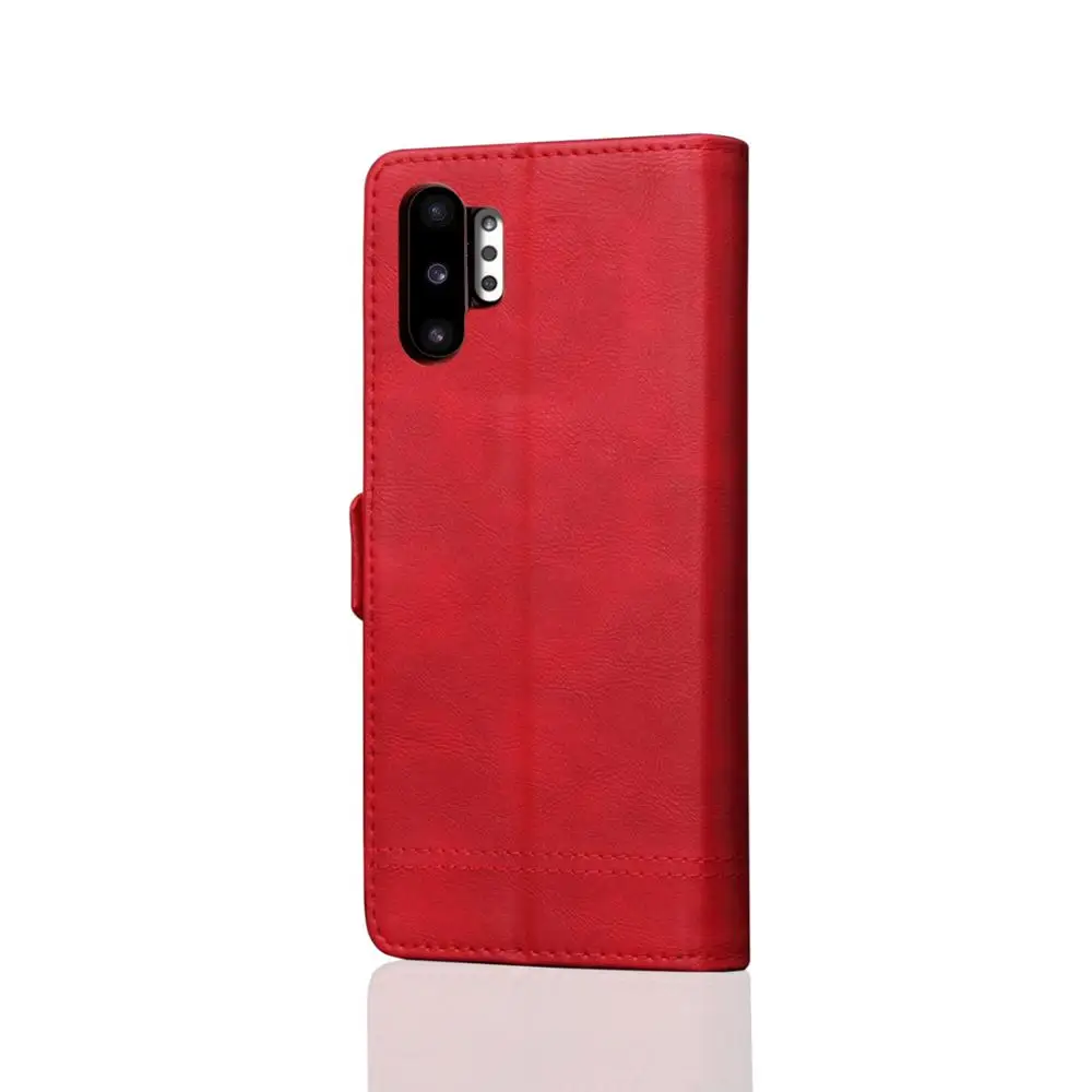 Техасский ковбойский ретро-кожаный чехол для Samsung Galaxy Note10 с магнитным клапаном и кошельком Pro On.