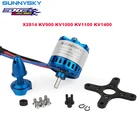 Новый SUNNYSKY X2814 900кв1000кв1200кв1400кв Бесколлекторный двигатель для радиоуправляемого дрона, вертолета, запчасти для самолета