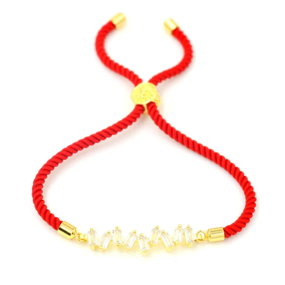 Женский геометрический Асимметричный браслет с микрозакрепкой из циркона