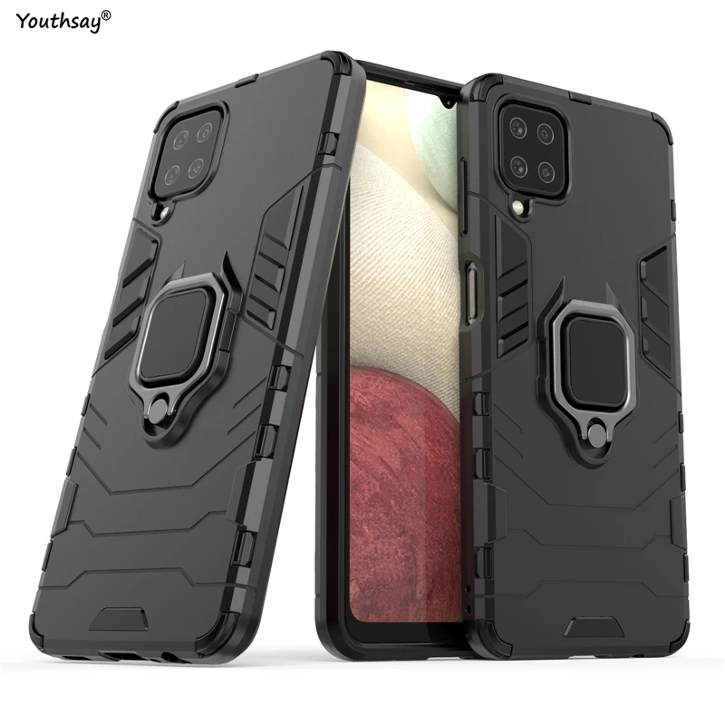 

For Samsung Galaxy A12 Case Protective Case For Samsung Galaxy A12 Nacho A41 A31 M51 Cover Armor Ring Cover For Samsung A41