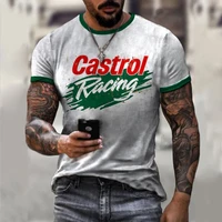 2021 new mens plus size short sleeved summer casual t shirt fashion mens monogram printed t shirt street loose breathable top
