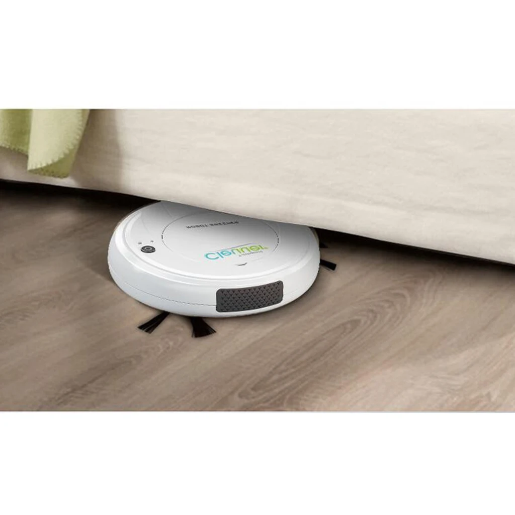 

Multifunction 1200PA Strong Suction Smart Robot Vacuum Cleaner with USB Cable