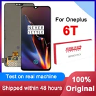 Оригинальный оптический AMOLED ЖК-дисплей 6,41 дюйма для Oneplus 6T, фотодисплей для 1 + 6T A6010 A6013, Замена ЖК-дисплея