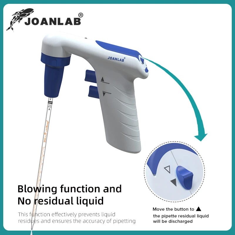 JOANLAB Pipette Lab Электрический контроллер для пипеток Автоматическое лабораторное
