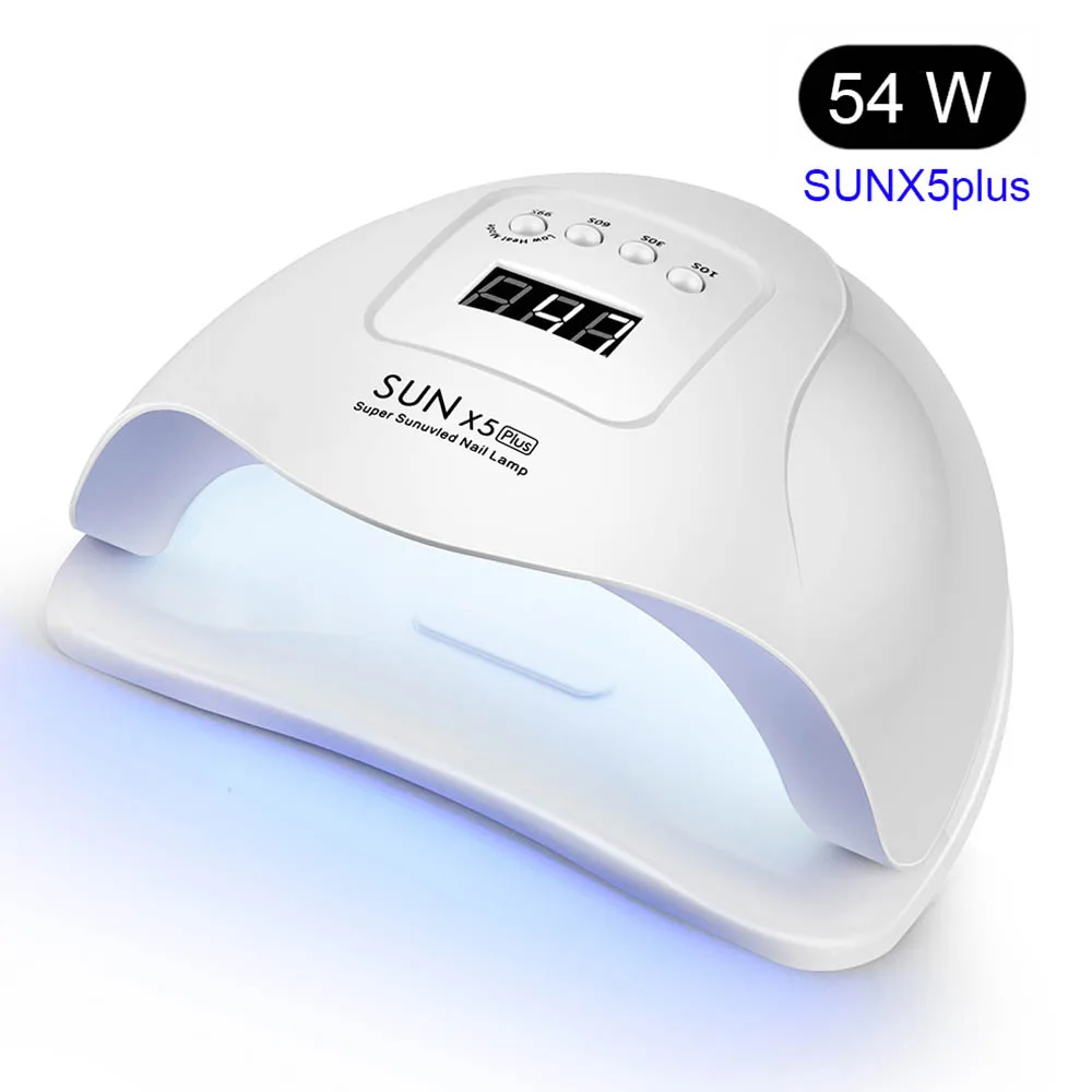 80 Вт SUNX5MAX УФ светодиодный светильник 45 шт. светодиодный Сушилка для ногтей для всех гель-лаков двойная мощность быстрая сушка с автоматическим датчиком маникюрная лампа для салона - Цвет: SUNX5