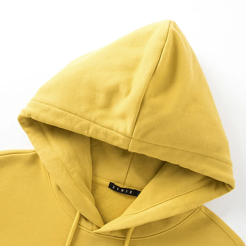 SEMIR Осень Свободные толстовки для мужчин 2019 новые худи с круглым вырезом Забавный