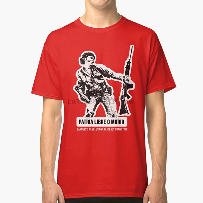 Мужская футболка Molotov sandinista nica fsln sandino sandinism nicoya Никарагуа molotov коммунизм patria Pure o Die