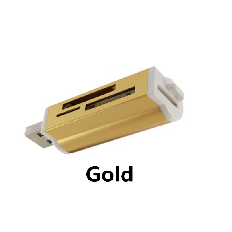 Алюминиевый сплав все в одном считыватель карт памяти для ПК компьютер usb