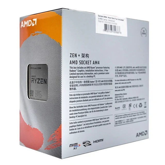 

(AMD R3) 3700X/3500X/3600 R9 3900X CPU computer third-generation processing R3 3200G (4 cores 4 threads)