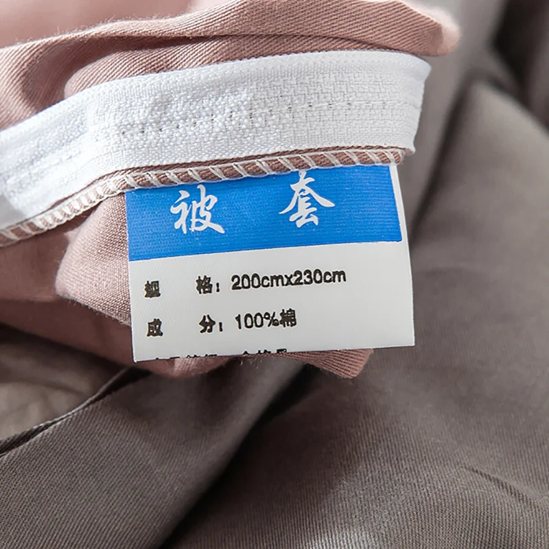 

Solid Pink Bedding Sets Cotton Twin Full Queen Double Duvet Cover Sets Luxury Fashion Flat Sheet Pillow Cases Gray Bedclothes