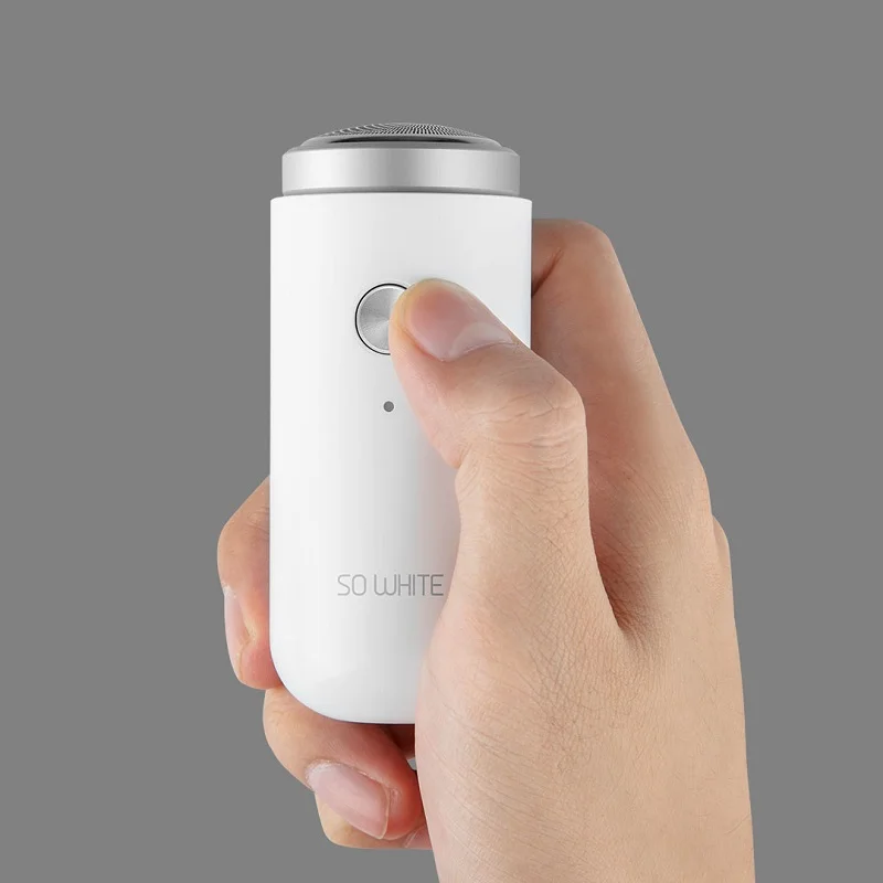 mini shaver SOOCAS SO WHITE ED1 Xiaomi Mijia мини-электробритва бритва USB перезаряжаемая портативная триммер для бороды моющаяся Мужская сухая влажная бритва - Цвет: mini shaver