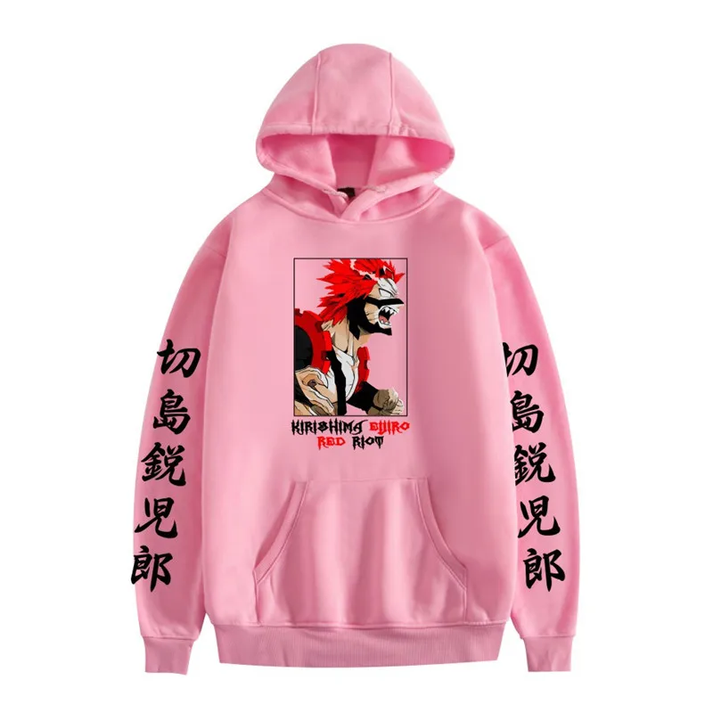 

My Hero Academia Hoodies Men's Casual Fashion Sweatshirts Japanese Cartoon Loose Hoodie Comfortable Creativity Streetwear Female