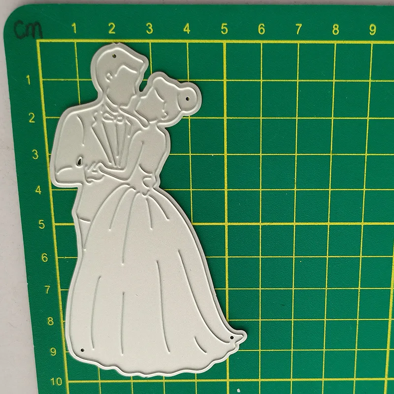 

Reunion Bride and Groom Metal Cutting Dies Decorative Scrapbooking Steel Craft Die Cut Embossing Paper Cards Stencils New
