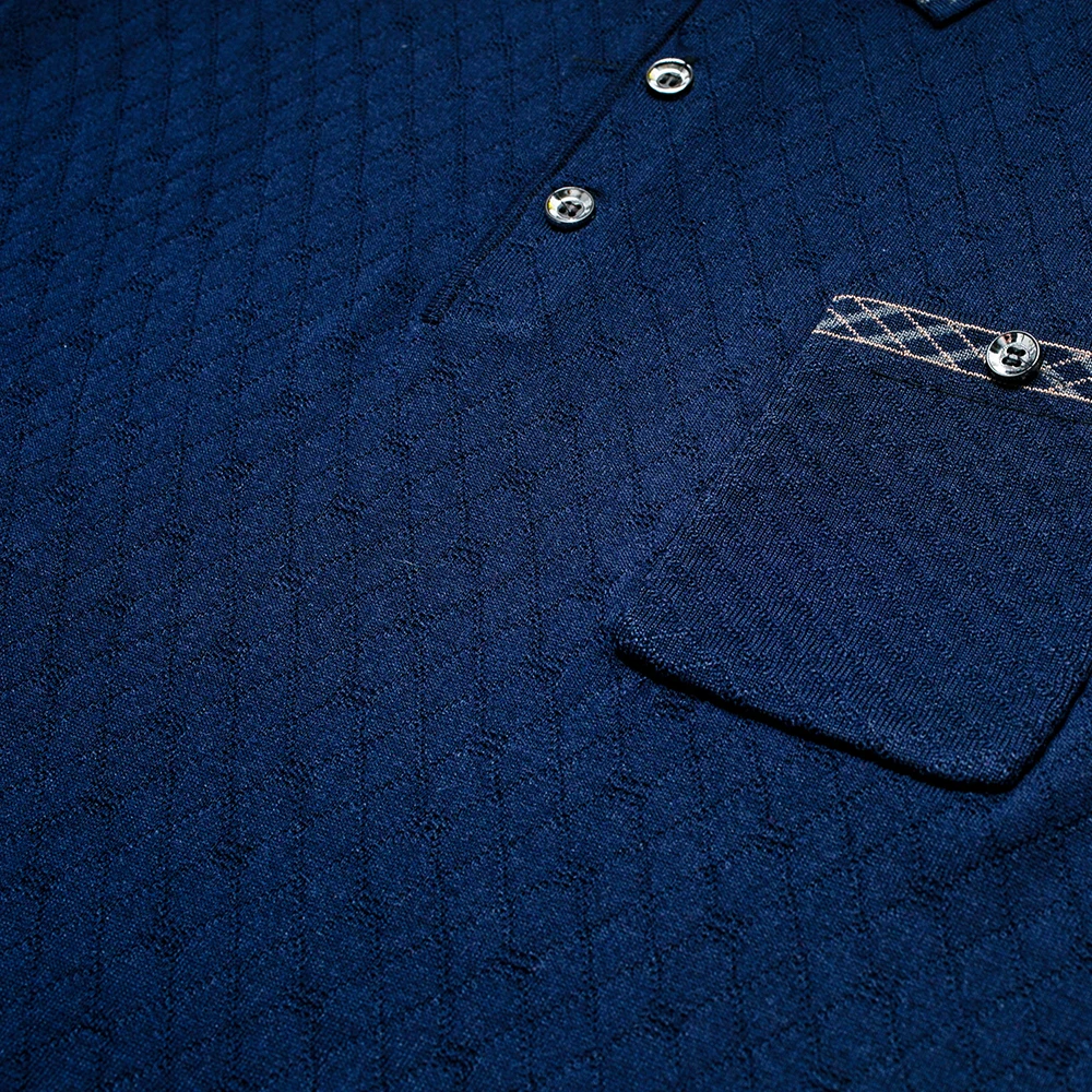 

2021 Summer Short Sleeve Polo Tee Shirt Men Casual Pocket Argyle Men's Clothing Polos Shirts Mens Fashion Slim Fit Poloshirt