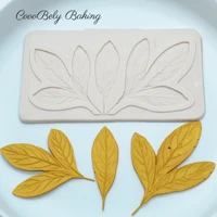 leaf diy chocolate silicone molds for baking sugar craft fondant chocolates cake decorating baking tools oven available fm1861