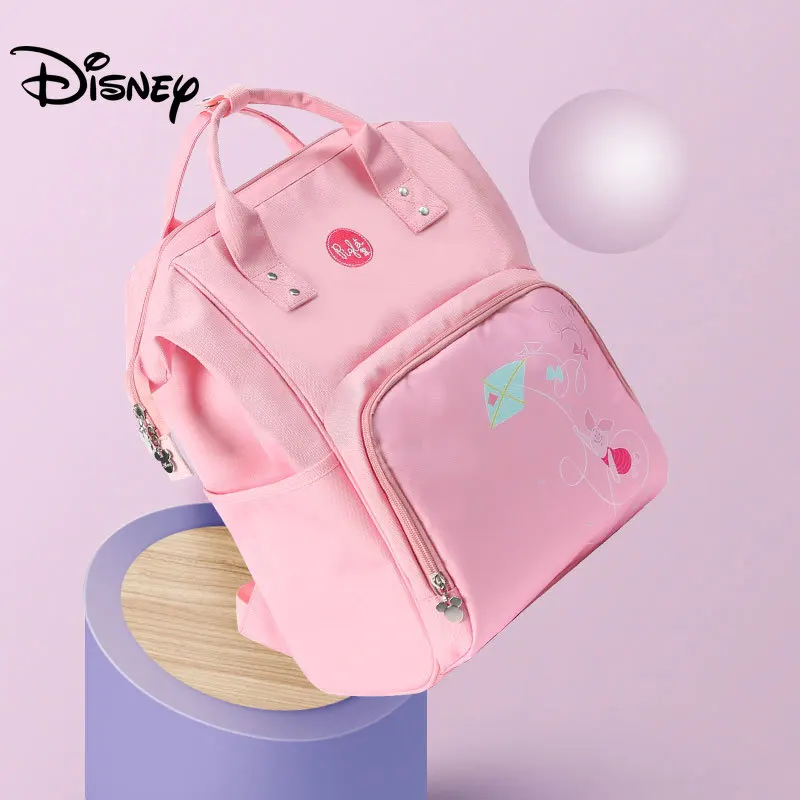 Disney Baby пеленка сумка рюкзак с usb-портом Мода мумия Материнство Многофункциональный подгузник сумка большая сумка для прогулок сумка в Mommy сумка