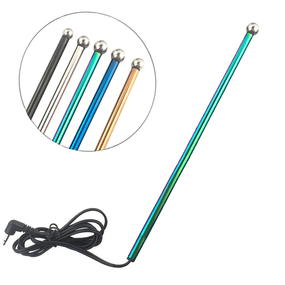 Электрический шок биполярный Радужный мужской металлический уретрный бисер