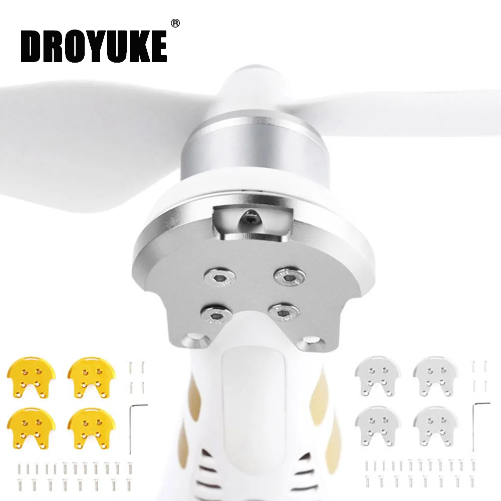 

Droyuke 4 шт. Монтажная защита для основы корпуса Anit-Crack Защитные комплекты для DJI Phantom 2 3 3A 3P 3s SE Запчасти для Дронов