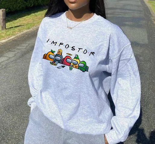 

sweatshirts and hoodies Printed Letters Round Neck Long-sleeved Women's Top Plus Size Black