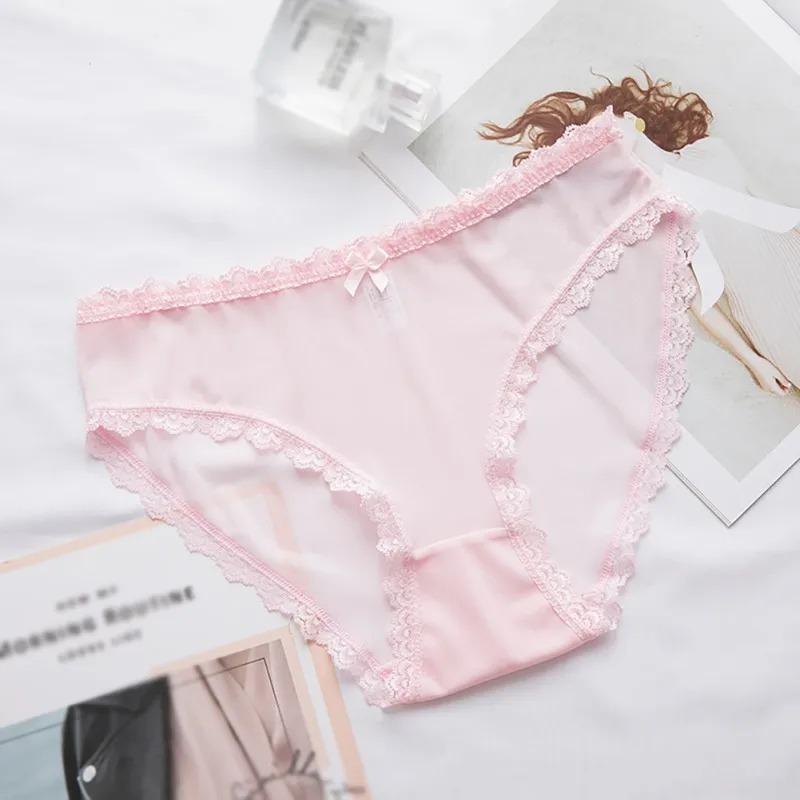 Новые модные женские трусики сексуальные кружевные дышащие сетчатые с низкой