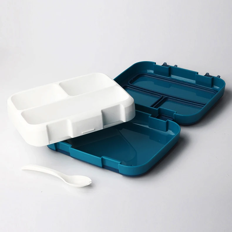 2 или 1 Bento Box для детей герметичный Ланч-бокс Microwavable контейнеры для еды большой ящик для хранения с отсеками