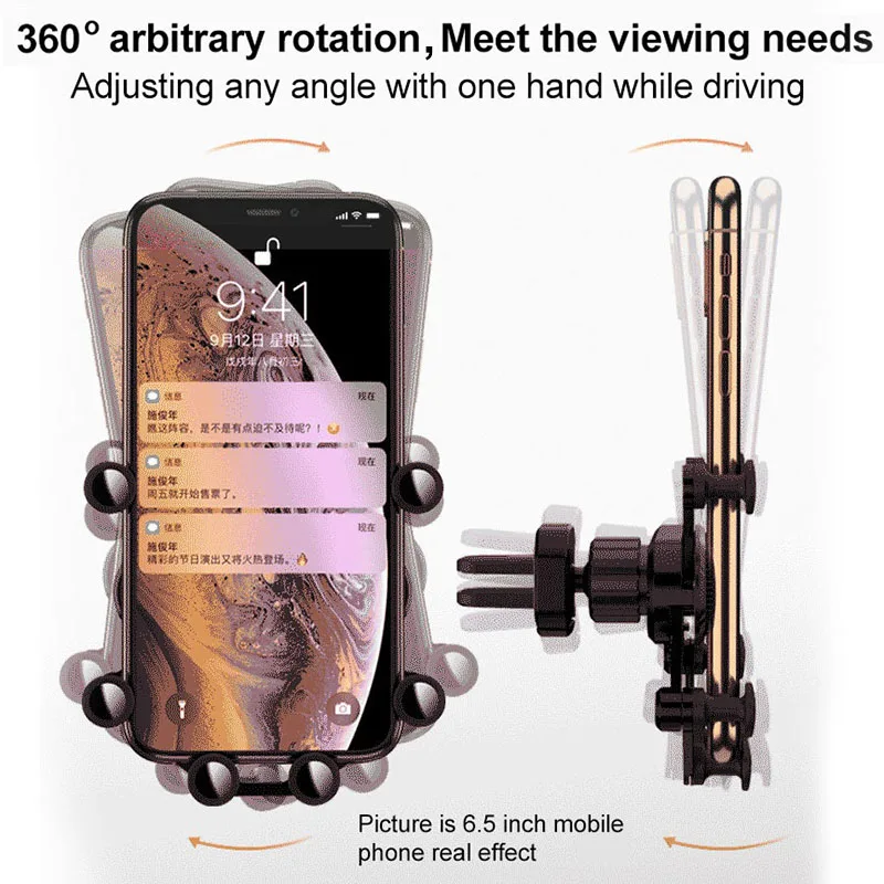 Автомобильный держатель для телефона подставка мобильного кольцо смартфона