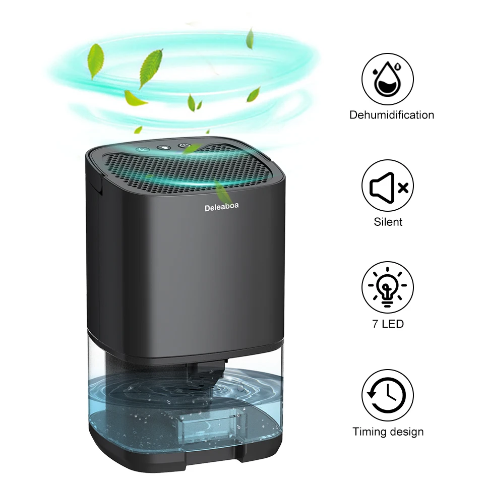 Малогабаритный портативный осушитель воздуха объемом 1000 мл для ванной комнаты |