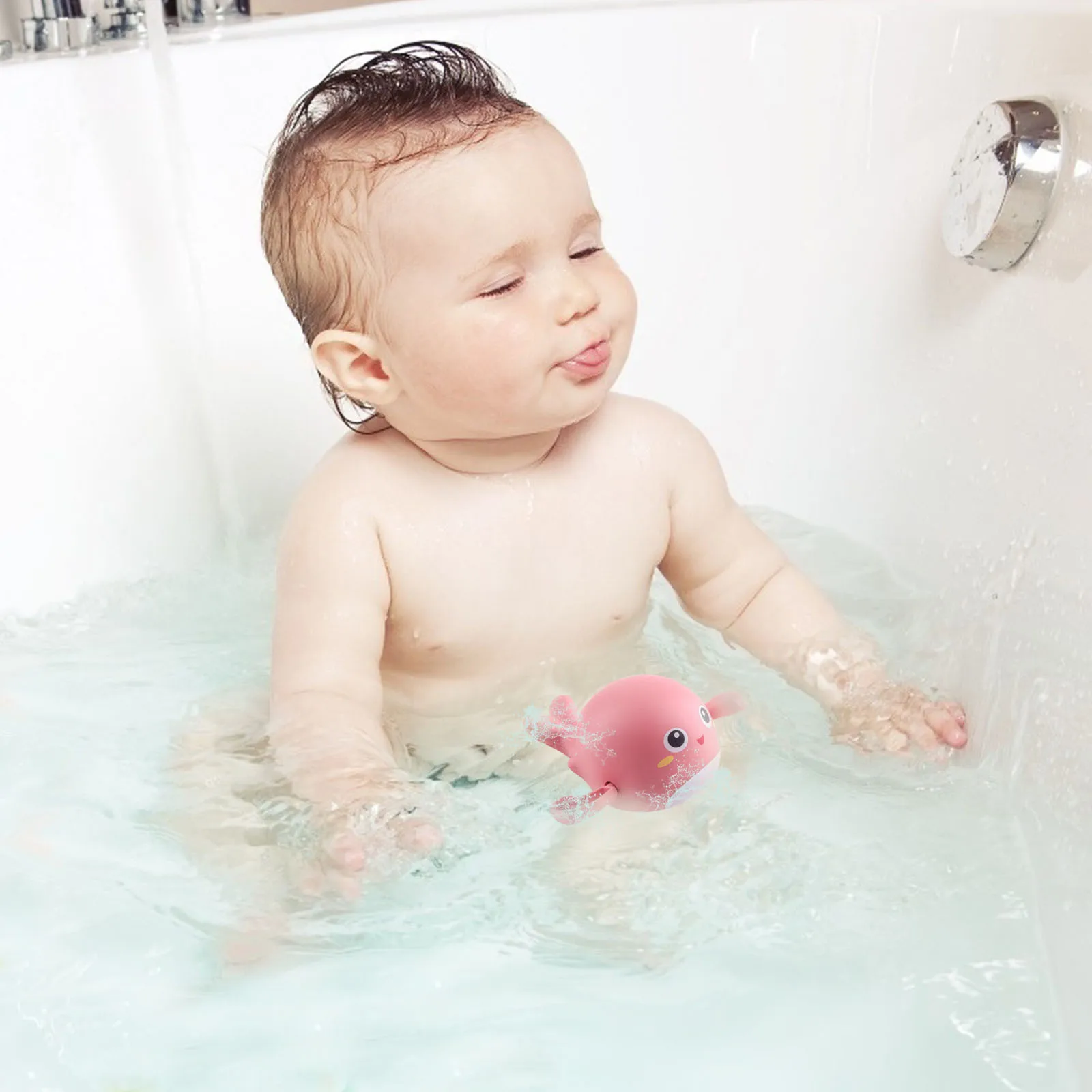 Детская водная пружина для купания Заводные Игрушки ванны маленькие животные